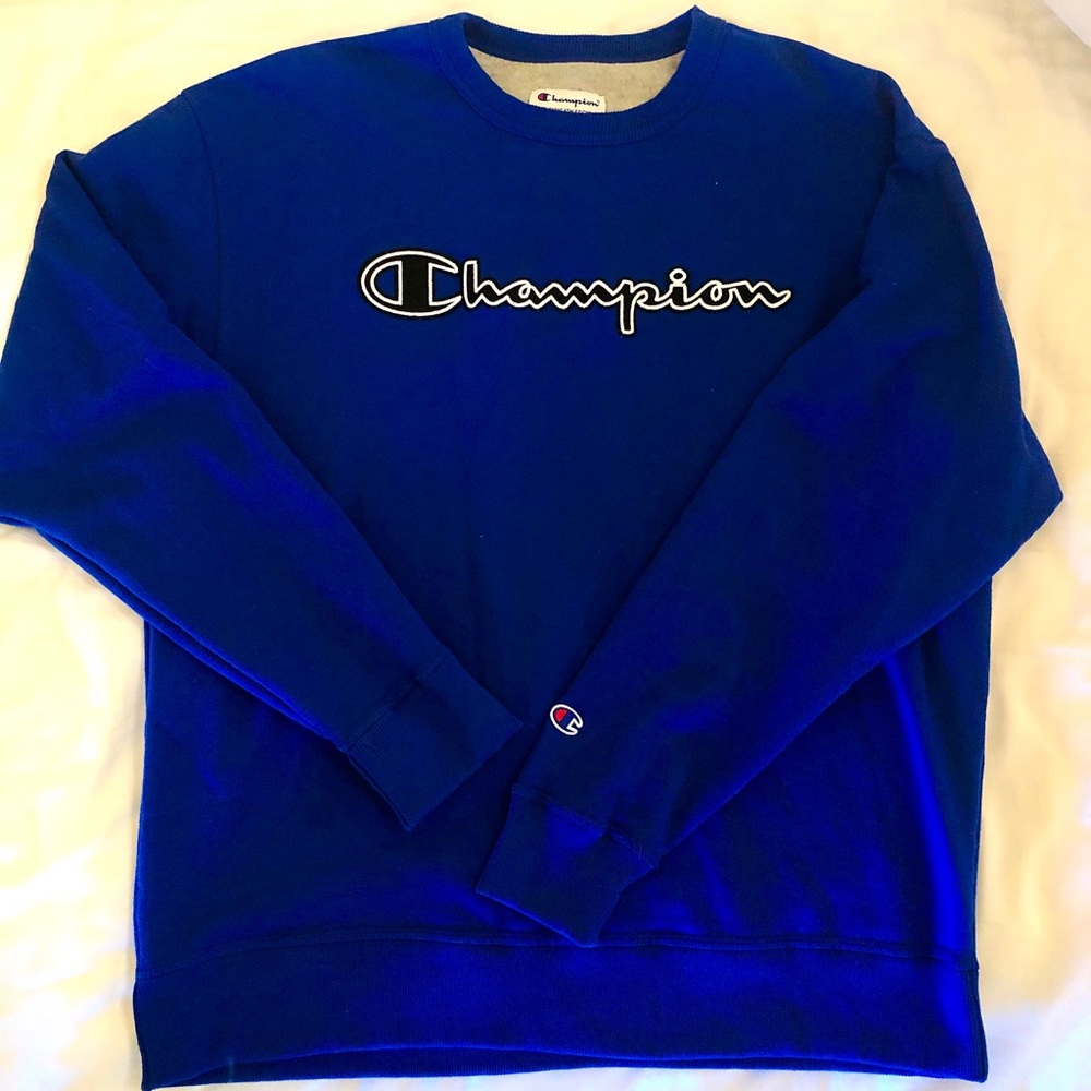 Royal Blue Champion Crewneck!